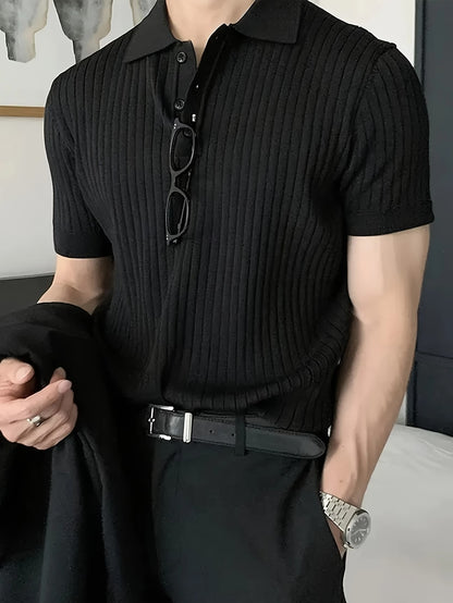 Gimcheon knit polo shirt