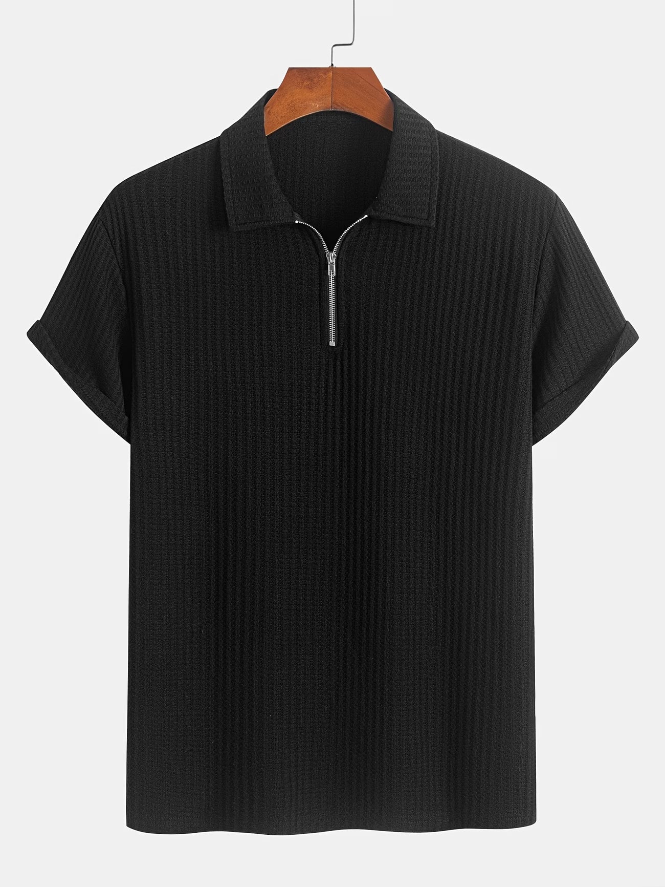 Zipper polo